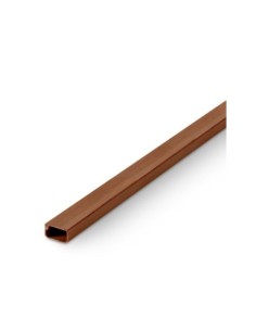 CANALETA ADHESIVA CON TAPA BISAGRA 16X10MM SAPELI