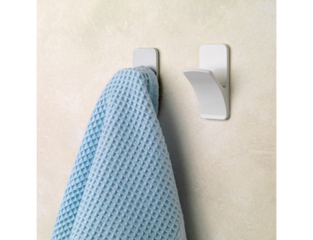 COLGADOR ADHESIVO RAMA BLANCO WATER RESISTANT