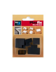 PACK 7 ACCESORIOS CANALETA 25X10MM NEGRO 2