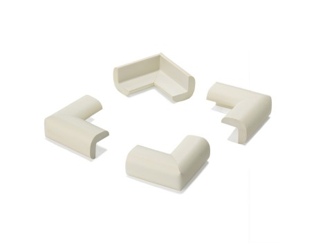 PACK 4 PROTECTORES CANTOS ACOLCHADOS BLANCOS