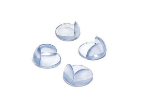 PROTECTOR DE CANTOS TRANSPARENTE ADHESIVO 4 UDS
