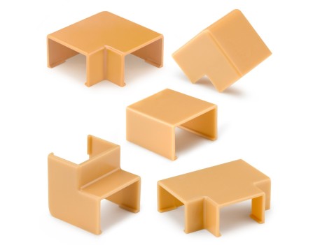 ACCESORIOS CANALETA 21X11.5MM ROBLE 7 UNIDADES
