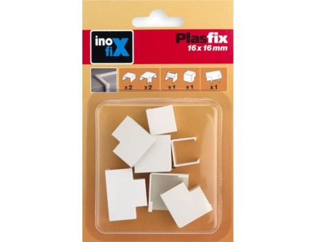 ACCESORIOS CANALETA 16X16MM BLISTER 7 UNIDADES