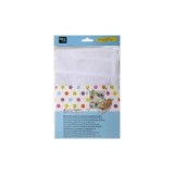 CESTA MALLA CON VENTOSA JUGUETES BAÑO 43X53CM BLANCA