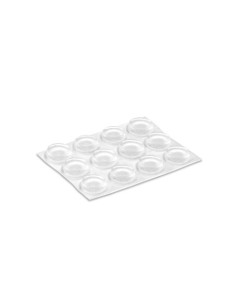 TOPES ADHESIVOS TRANSPARENTES Ø13MM PACK 14 UDS