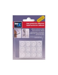 TOPES ADHESIVOS TRANSPARENTES Ø13MM PACK 14 UDS 2