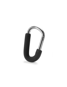 MOSQUETÓN MULTIUSO PARA COCHECITO BEBÉ NEGRO 2