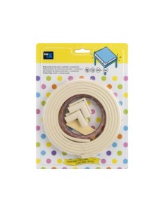 ROLLO PROTECTOR CANTOS 2M + 4 ESQUINERAS BLANCO 2