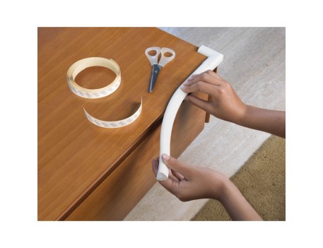 ROLLO PROTECTOR CANTOS 2M + 4 ESQUINERAS BLANCO