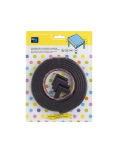 ROLLO PROTECTOR CANTOS 2M + 4 ESQUINERAS MARRÓN 2