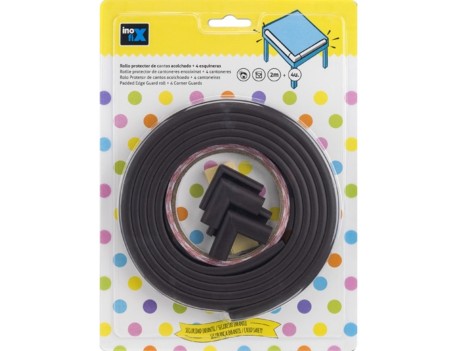 ROLLO PROTECTOR CANTOS 2M + 4 ESQUINERAS MARRÓN