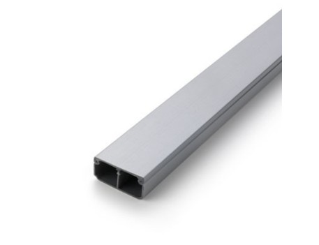 TIRA 2 METROS CANALETA 35X16MM GRIS METALIZADO