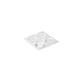 TOPES ADHESIVOS GOTA TRANSPARENTE Ø19MM BLISTER 4 UD