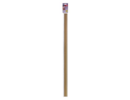 BURLETE BAJO PUERTA ADHESIVO PVC 1000MM CLARO