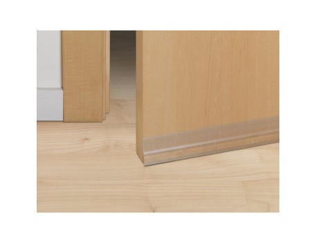 BURLETE BAJO PUERTA ADHESIVO PVC 1000MM CLARO