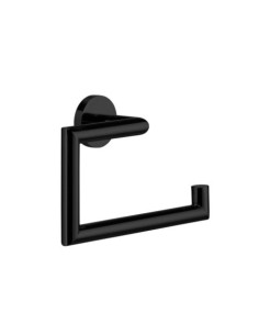 ANILLA TOALLERO DUAL ECO NEGRO MATE BAÑO