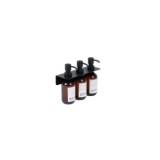 DISPENSADOR JABÓN TRIPLE PARED NEGRO MATE