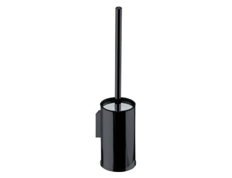 ESCOBILLERO PARED NEGRO MATE BAÑO