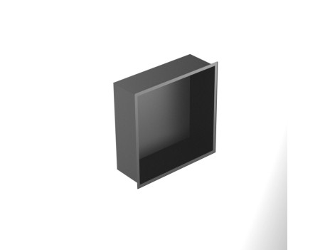 HORNACINA EMPOTRAR PARED 30X30 CM NEGRO MATE