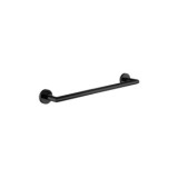 TOALLERO BARRA 35CM DUAL ECO NEGRO MATE