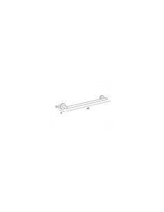 TOALLERO BARRA 45CM DUAL ECO INOX CEPILLADO 2