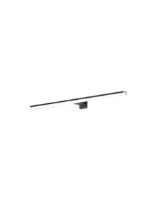 APLIQUE LED 458 RECTANGULAR NEGRO MATE PARA ESPEJO