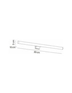 APLIQUE LED 500 REDONDO CROMADO PARA ESPEJO BAÑO 2