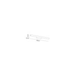 APLIQUE LED 500 REDONDO CROMO ESPEJO BAÑO