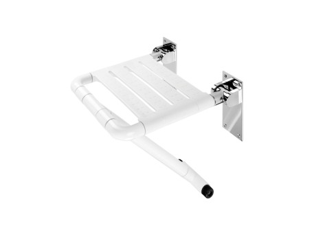 ASIENTO PLEGABLE DUCHA CON APOYOS 325 CROMO