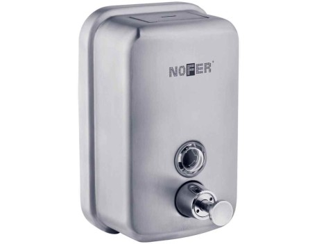 DOSIFICADOR JABÓN VERTICAL 600ML INOX SATINADO