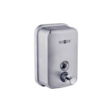 DOSIFICADOR JABÓN VERTICAL 600ML INOX SATINADO