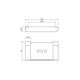 JABONERA VERONA INOX AISI 304 ACABADO NEGRO