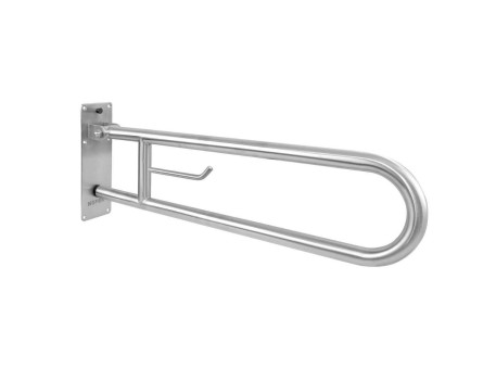 BARRA ABATIBLE INOX 80CM BRILLO NOFER