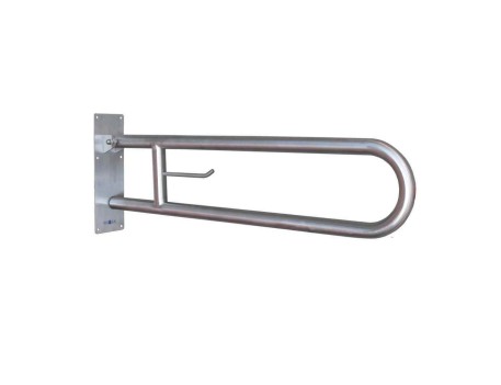 BARRA ABATIBLE INOX 80CM SATINADO NOFER