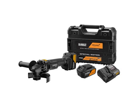 AMOLADORA DEWALT MCLAREN 125MM 18V 2 BATERÍAS 5AH