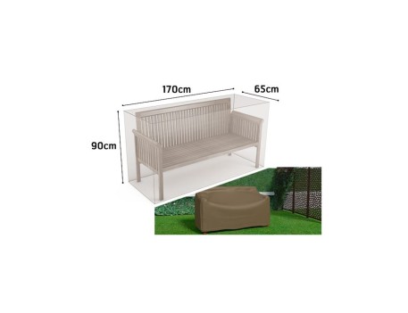 FUNDA PROTECTORA PARA BANCO JARDÍN 90X170X65CM