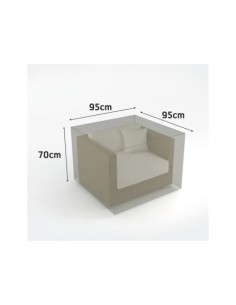 FUNDA PROTECTORA SOFÁ 1 PLAZA 0.7X0.95X0.95M NORT 2
