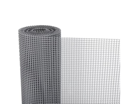 MALLA METÁLICA CUADRADA 1X5M CUADRO 10X10MM GRIS