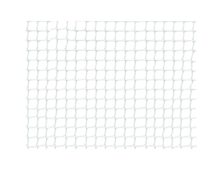MALLA CUADRANET PLÁSTICO 1X5M CUADRO 20X20MM BLANCO