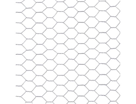 MALLA METÁLICA GALVANIZADA GALVANEX 1X25M H19MM