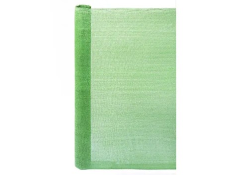 MALLA OCULTACIÓN RECYNET 1.5X10M VERDE CLARO 120G