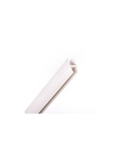 PERFIL UNIÓN PVC H 2.05M BLANCO PARA CERCADOS