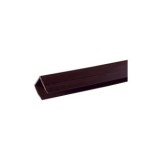 PERFIL REMATE PVC U 2.06M MARRÓN CATRAL