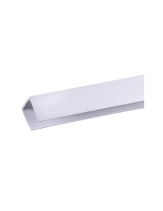 PERFIL REMATE PVC EN U 2.06M BLANCO CATRAL