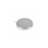 IMÁN NEODIMIO ADHESIVO Ø19X2MM ACERO INOXIDABLE