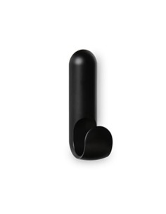 COLGADOR ADHESIVO ATLAS NEGRO BAÑO SAINT GENIS