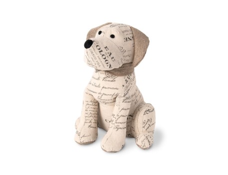 TOPE PUERTA TEXTIL DECORATIVO PERRO BEIGE 1KG
