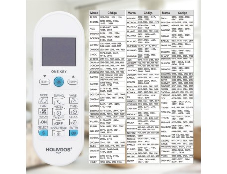 MANDO UNIVERSAL AIRE ACONDICIONADO MULTIMARCA