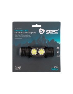 LINTERNA FRONTAL LED RECARGABLE 40W 3000 LÚMENES 2
