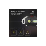 LINTERNA LED COB DE SEGURIDAD 10W 400LM GARSACO